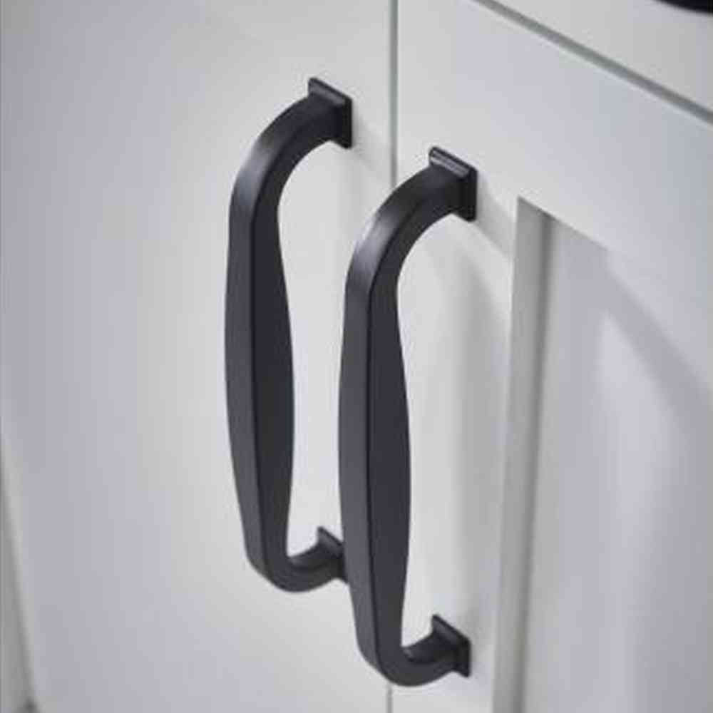 Top Knobs TK723BLK flat black cabinet pull