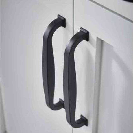 Top Knobs TK723BLK flat black cabinet pull