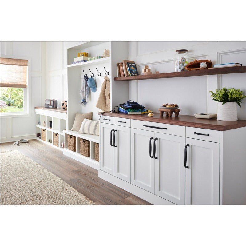 Top Knobs TK726BLK flat black cabinet pull