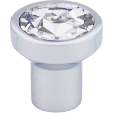 Top Knobs TK736PC polished chrome glass cabinet knob