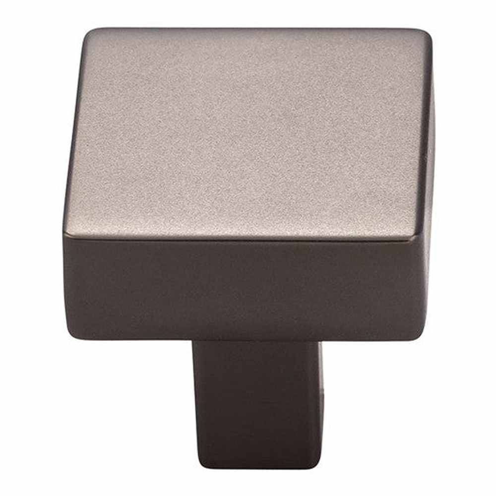 Top Knobs TK740AG ash gray square cabinet knob