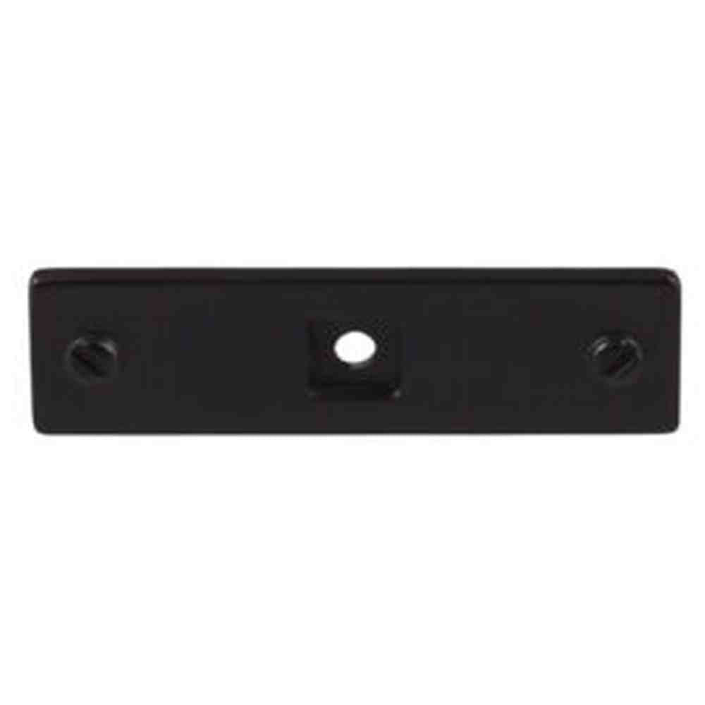 Top Knobs TK741BLK flat black cabinet backplates