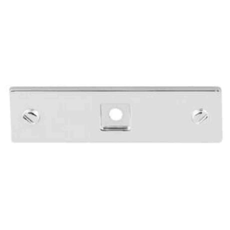 Top Knobs TK741PC polished chrome cabinet backplates