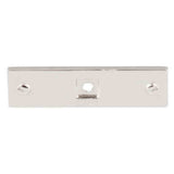 Top Knobs TK741PN polished nickel cabinet backplates