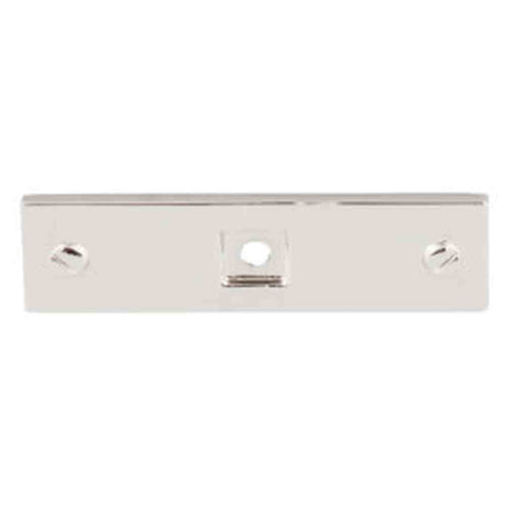 Top Knobs TK741PN polished nickel cabinet backplates