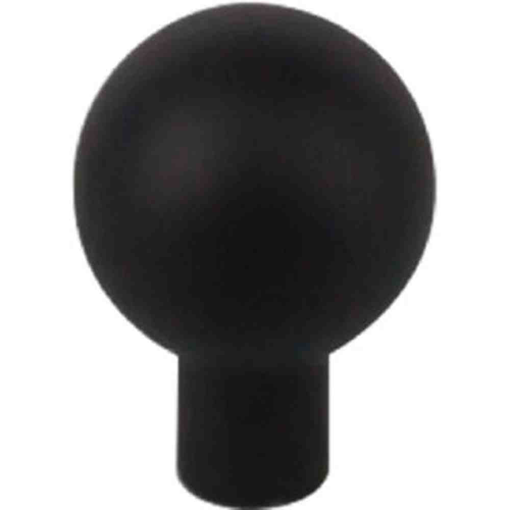 Top Knobs TK760BLK flat black cabinet knob