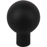 Top Knobs TK760BLK flat black cabinet knob