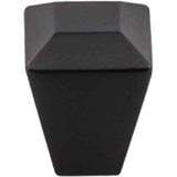 Top Knobs TK811BLK flat black square cabinet knob
