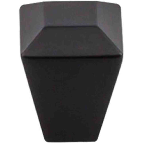 Top Knobs TK811BLK flat black square cabinet knob