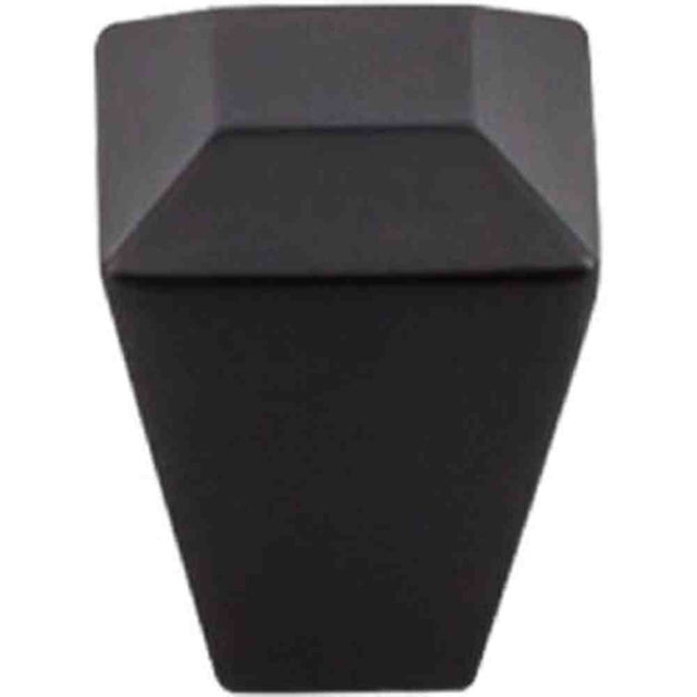 Top Knobs TK811BLK flat black square cabinet knob
