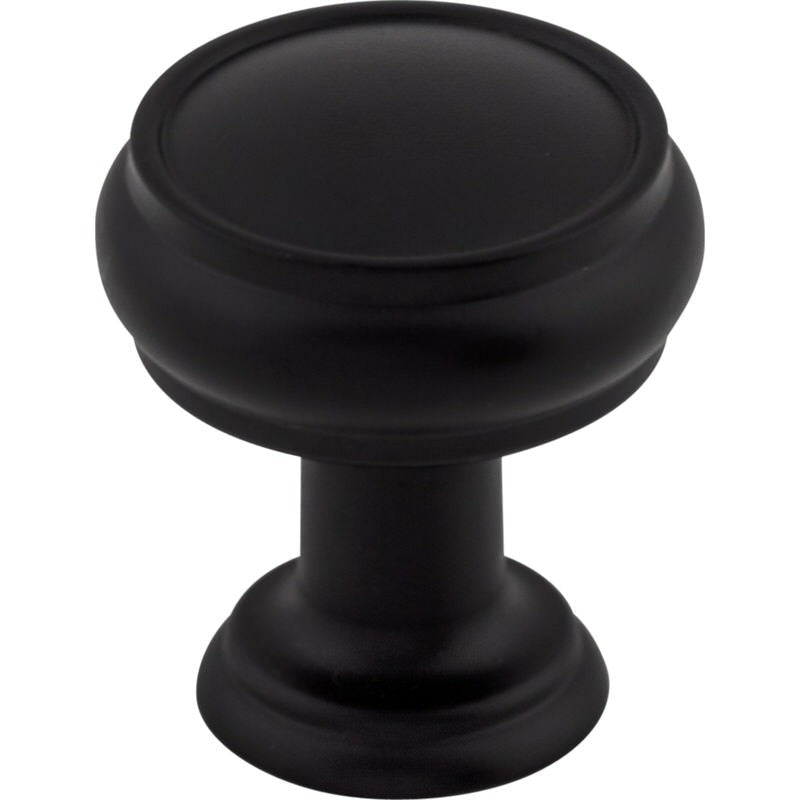 Top Knobs TK830BLK flat black cabinet knob