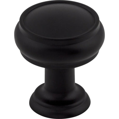 Top Knobs TK830BLK flat black cabinet knob