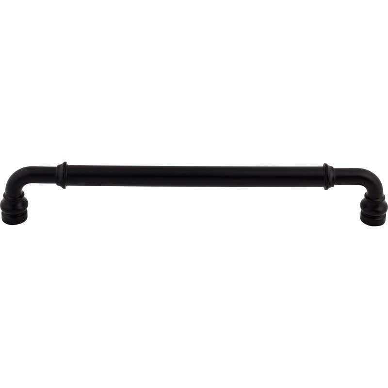 Top Knobs TK889BLK flat black cabinet pull / appliance pull