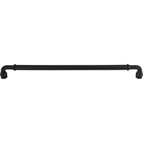 Top Knobs TK891BLK flat black cabinet pull / appliance pull