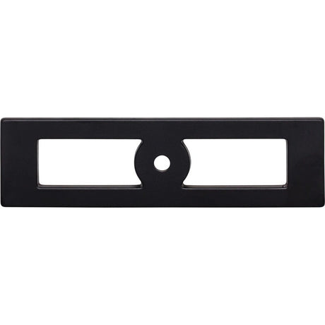 Top Knobs TK922BLK flat black backplates