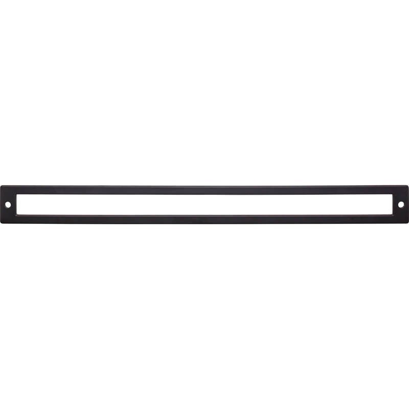 Top Knobs TK929BLK flat black backplates