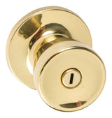 Sure-Loc TL102 3 polished brass privacy door knob
