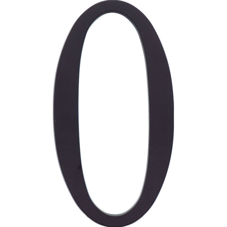 Atlas Homewares TRN0-BL matte black house number