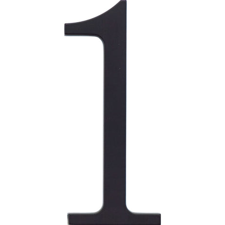 Atlas Homewares TRN1-BL matte black house number