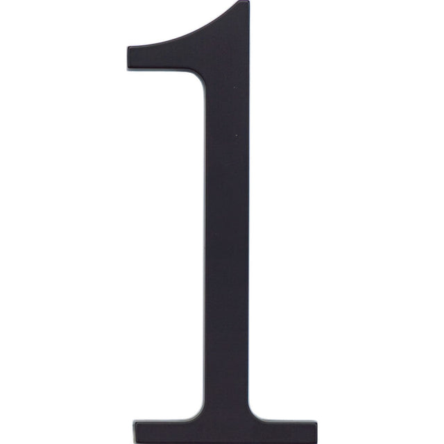 Atlas Homewares TRN1-BL matte black house number