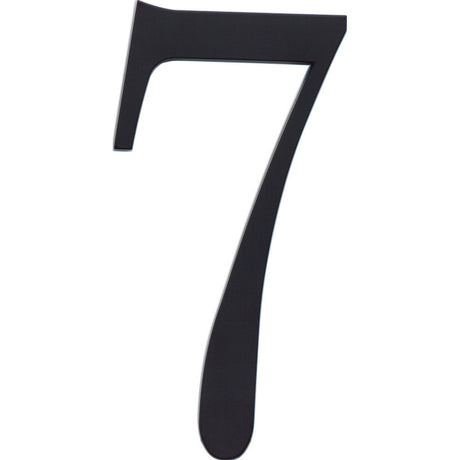Atlas Homewares TRN7-BL matte black house number