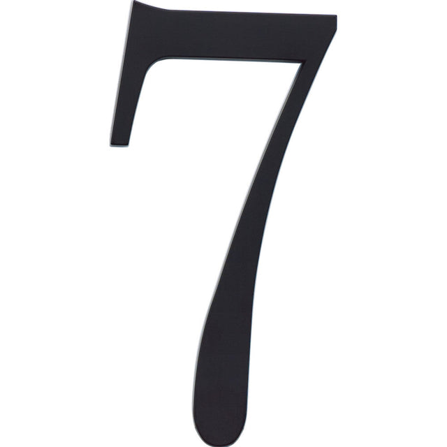 Atlas Homewares TRN7-BL matte black house number