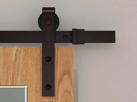 Orca Hardware FTST-OB-8 barn door track kit, additional view