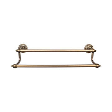 Top Knobs TUSC11 Tuscany Bath Towel Bar 30" Double, front view