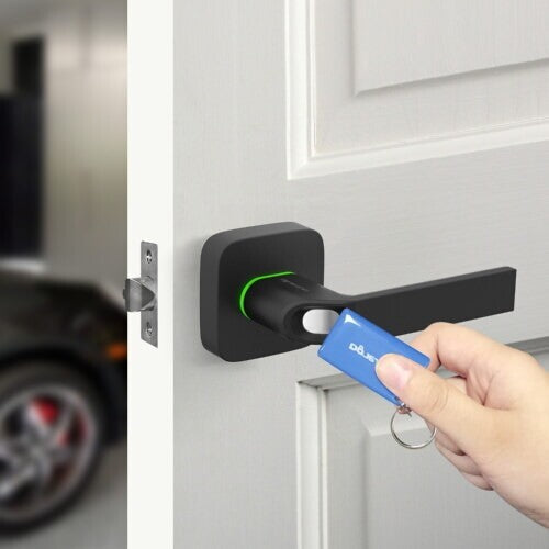 U-Tec Ultraloq UB01 ultraloq bluetooth enabled fingerprint and key fob smart lock with bridge wifi adaptor