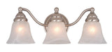 Vaxcel VL35123BN VL35123 Standford Steel 3L Vanity Brushed Nickel