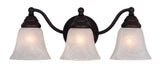 Vaxcel VL35123OBB VL35123 Standford Steel 3L Vanity Oil Burnished Bronze