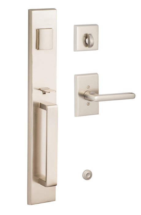 Sure-Loc VL507-LN NI nickel handleset w/ logan lever interior trip