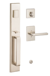 Sure-Loc VL507-LN NI nickel handleset w/ logan lever interior trip