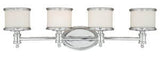 Vaxcel W0149 Carlisle Steel 4L Vanity Chrome