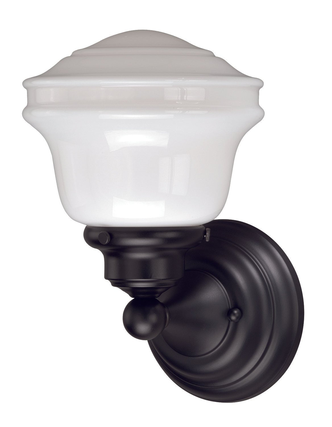 Vaxcel W0166 W016 Huntley Steel 1L Vanity Oil Rubbed Bronze