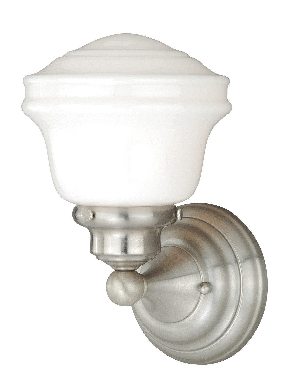 Vaxcel W0167 W016 Huntley Steel 1L Vanity Satin Nickel