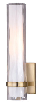 Vaxcel W0309 W004 Vilo Steel 1L Wall Light Golden Brass