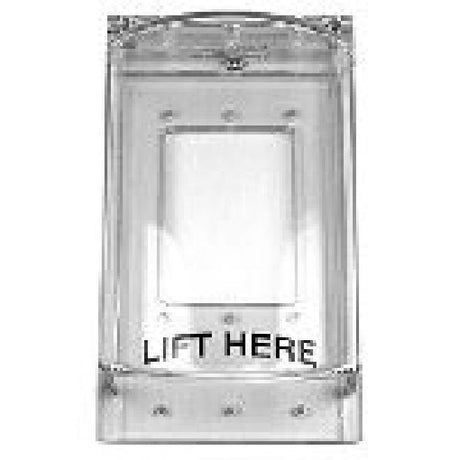 Securitron WCC clear weather cover, front view