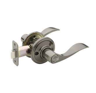 Copper Creek WL2230LHAN antique nickel privacy door lever