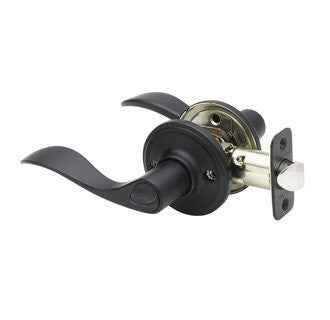 Copper Creek WL2230RHBC black privacy door lever
