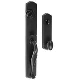 Sure-Loc WS507-SR FBL flat black single cylinder handleset