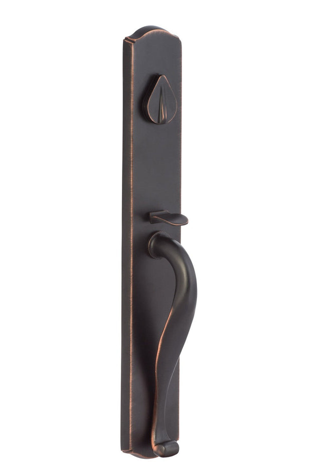 Sure-Loc WS507-SS FBL LH flat black single cylinder handleset