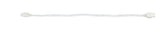 Vaxcel X0016 12" Instalux Plastic Low Profile Under Cabinet Linking Cable White
