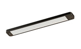 Vaxcel X0040 X0039 21" Instalux Aluminum LED Under Cabinet Light Bronze