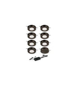 Vaxcel X0062 X0059 Instalux Plastic Dual Mount LED Under Cabinet Puck Light 7-pack Kit Bronze
