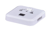 Vaxcel X0065 Instalux Plastic Slim Under Cabinet Sensor White
