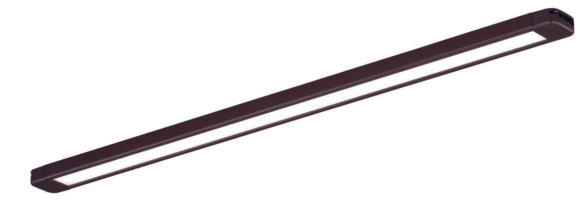 Vaxcel X0072 X0071 16" Instalux Aluminum LED Slim Under Cabinet Strip Light Bronze