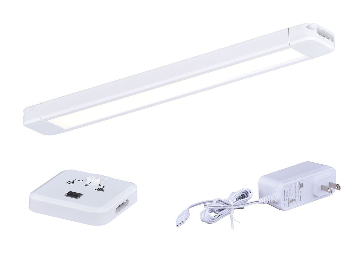 Vaxcel X0084 8" Instalux Aluminum LED Slim Under Cabinet Strip Light White