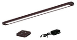 Vaxcel X0088 X0085 16" Instalux Aluminum LED Slim Under Cabinet Strip Light Bronze