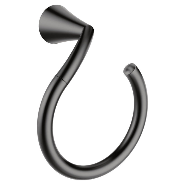 Moen YB2386BL matte black towel ring